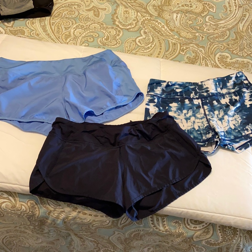 Bundle of running shorts all size L